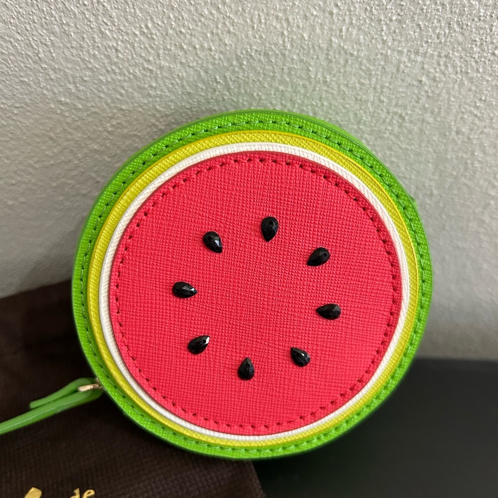 Kate Spade Make A Splash Watermelon Coin Purse NWOT - Picture 2 of 7